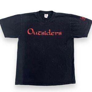 Vintage 90s Outsiders Men’s L T Shirt NWO, WWE Black Short Sleeve Single Stitch